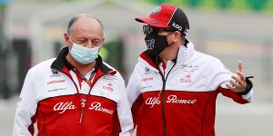 Vasseur: 2021 konnte uns Kimi Räikkönen nicht mehr helfen