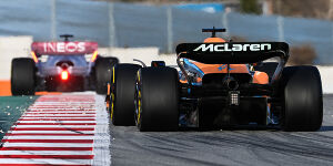 Foto zur News: F1-Test Barcelona 2022: McLaren am schnellsten, Problemstart