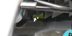 Foto zur News: Formel-1-Technik 2022: Wie Mercedes gegen das Porpoising