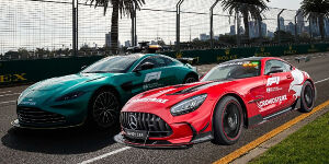 Formel 1 2022: Die Safety-Cars von Mercedes und Aston Martin