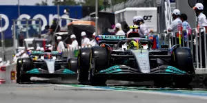 Foto zur News: Russell vs. Hamilton: Mercedes-Duo darf (noch) frei