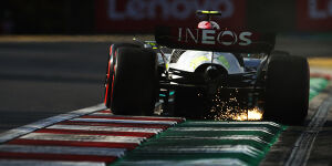 Foto zur News: Lewis Hamilton verwundert: Mercedes in Ungarn plötzlich