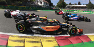Foto zur News: Lando Norris: McLaren-Update für Spa kann man nicht Update