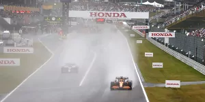 Foto zur News: Formel-1-Rennen Japan 2022: Rote Flagge nach Regen und