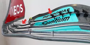 Foto zur News: Formel-1-Technik: Der neue Frontflügel am Mercedes W13