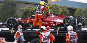 Foto zur News: F1-Training Mexiko: Leclerc crasht, Russell fährt Bestzeit!