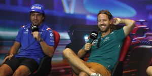 Foto zur News: &quot;Für immer verbunden&quot;: Alonso zollt Vettel mit speziellem