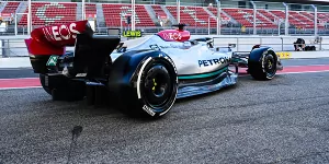 Foto zur News: Als erstes Formel-1-Team: Mercedes feuert neuen W14 für 2023