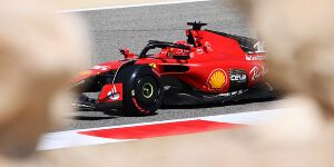 Foto zur News: Mittagsupdate F1-Test: Charles Leclerc #AND# Ferrari klar