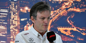 Foto zur News: Technikdirektor Allision über  Mercedes W14: &quot;Er ist keine