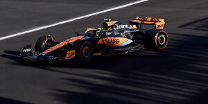 Foto zur News: Kurios: McLaren wollte Lando Norris auf Intermediates fahren