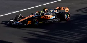 Foto zur News: Kurios: McLaren wollte Lando Norris auf Intermediates fahren