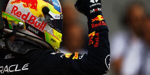 Foto zur News: Totaler Triumph für Perez #AND# Red Bull, aber: Riesenglück