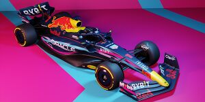 Foto zur News: Red Bull im Miami-Look: Team enthüllt von Fan entworfene