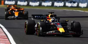 Foto zur News: Ungarn: Verstappen gewinnt, Perez stürmt mit Aufholjagd aufs