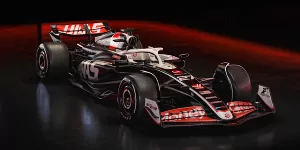 Foto zur News: Das erste Formel-1-Auto 2024: Haas zeigt VF-24 von Nico