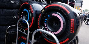 Foto zur News: Formel-1-Liveticker: Pirelli zeigt die Reifen für die Tests