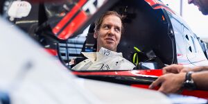 Foto zur News: Vettel zurück im Rennauto: Le-Mans-Test im Porsche 963 in