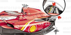 Foto zur News: Formel-1-Technik: Warum Ferrari (fast) ohne Updates so gut