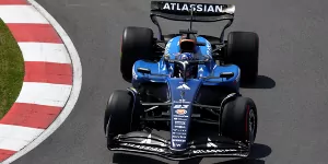 Foto zur News: Williams: Riss führte zur &quot;Explosion&quot; der Motorabdeckung von Albon in Kanada