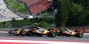 Foto zur News: Heißer McLaren-Fight nach Verstappen-Crash: Norris gewinnt