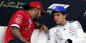 Foto zur News: Hamilton bietet Antonelli an: &quot;Ich weiß, wie du mit Toto verhandeln musst&quot;