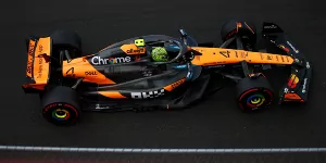 Foto zur News: Wirft Verstappen hier das Handtuch? McLaren dominiert