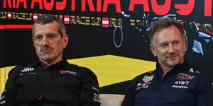 Foto zur News: Christian Horner zu Haas? Günther Steiner wünscht "viel Glück"