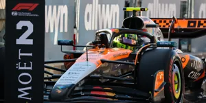 Foto zur News: Lando Norris von P2 überrascht: Auto war "unmöglich zu fahren" im Qualifying