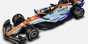 Foto zur News: "Driven by Words": Williams überrascht mit Sonderdesign in Gulf-Farben