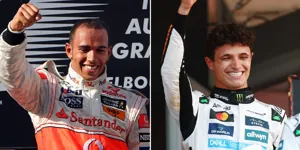 Foto zur News: Lewis Hamilton 2008 und Lando Norris 2025: Erstaunliche Parallelen