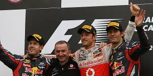 Foto zur News: Vier Stunden, fünf Stopps: Button fightet Vettel nieder!