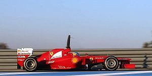 Foto zur News: Lebenszeichen von Ferrari: Bestzeit vor Vergne