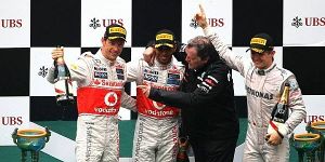 Foto zur News: Rosbergs Sternstunde: Sieg vor Button und Hamilton