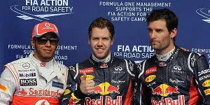 Foto zur News: Es &quot;vettelt&quot; wieder: Pole-Position in Bahrain!