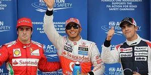 Foto zur News: Reifenpoker im Qualifying: Hamilton auf Pole-Position