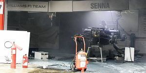 Foto zur News: Boxen-Feuer verursacht großen Sachschaden bei Williams