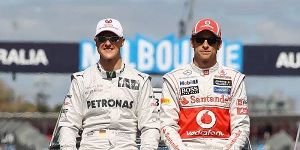 Foto zur News: Button nimmt Schumacher vor Kritikern in Schutz