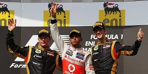 Foto zur News: Sieg vor der Sommerpause: Hamilton schlägt Lotus