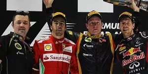 Foto zur News: Thriller in Abu Dhabi: Räikkönen ringt Alonso nieder