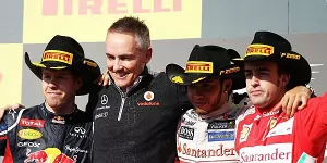 Foto zur News: &quot;Cowboy&quot; Hamilton verdirbt Vettel die WM-Party