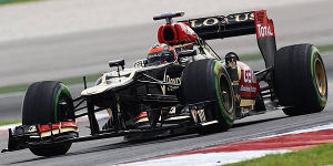 Foto zur News: Lotus: Räikkönen grinst - Grosjean rätselt
