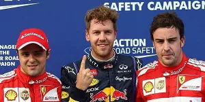 Foto zur News: Regen rettet Vettel: Pole-Position in Malaysia