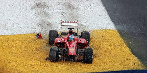 Foto zur News: Ferrari: Alonso mit gestutztem Flügel - Punkte für Massa