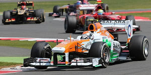 Foto zur News: Force India: Wieder beide Autos in den Zählern