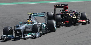 Foto zur News: Mercedes: Große Probleme mit den Reifen