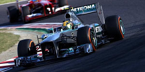Foto zur News: Zeitspänchen-Schlacht: Hamilton freut&#039;s, Rosberg wurmt&#039;s