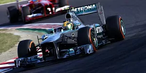 Foto zur News: Zeitspänchen-Schlacht: Hamilton freut&#039;s, Rosberg wurmt&#039;s