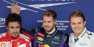 Foto zur News: Pole: Nicht einmal die Natur kann Vettel aufhalten...