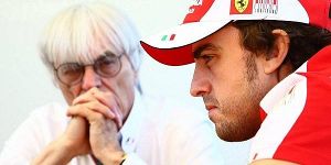 Foto zur News: Ecclestone ungewiss, ob Fernando oder Ferrari das Problem